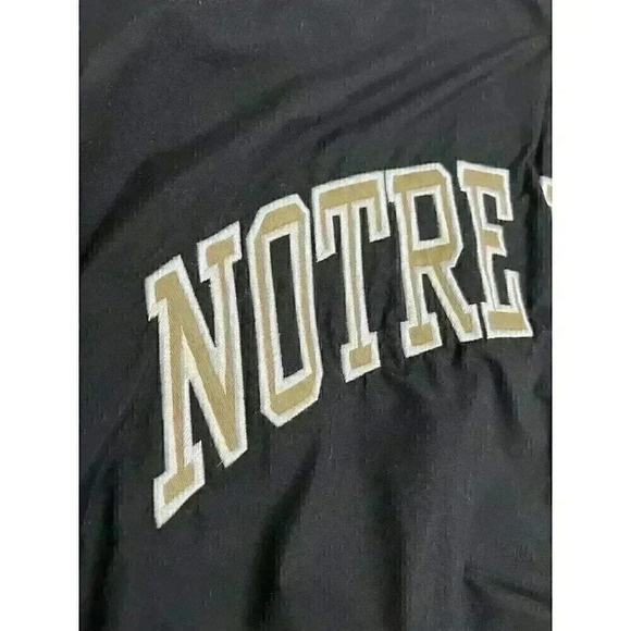 Vintage Starter Notre Dame Fighting Irish Windbreaker Jacket Embroidered XL - Picture 16 of 16